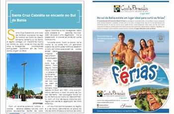 Cabrália é destaque na revista Turismo & Eventos
